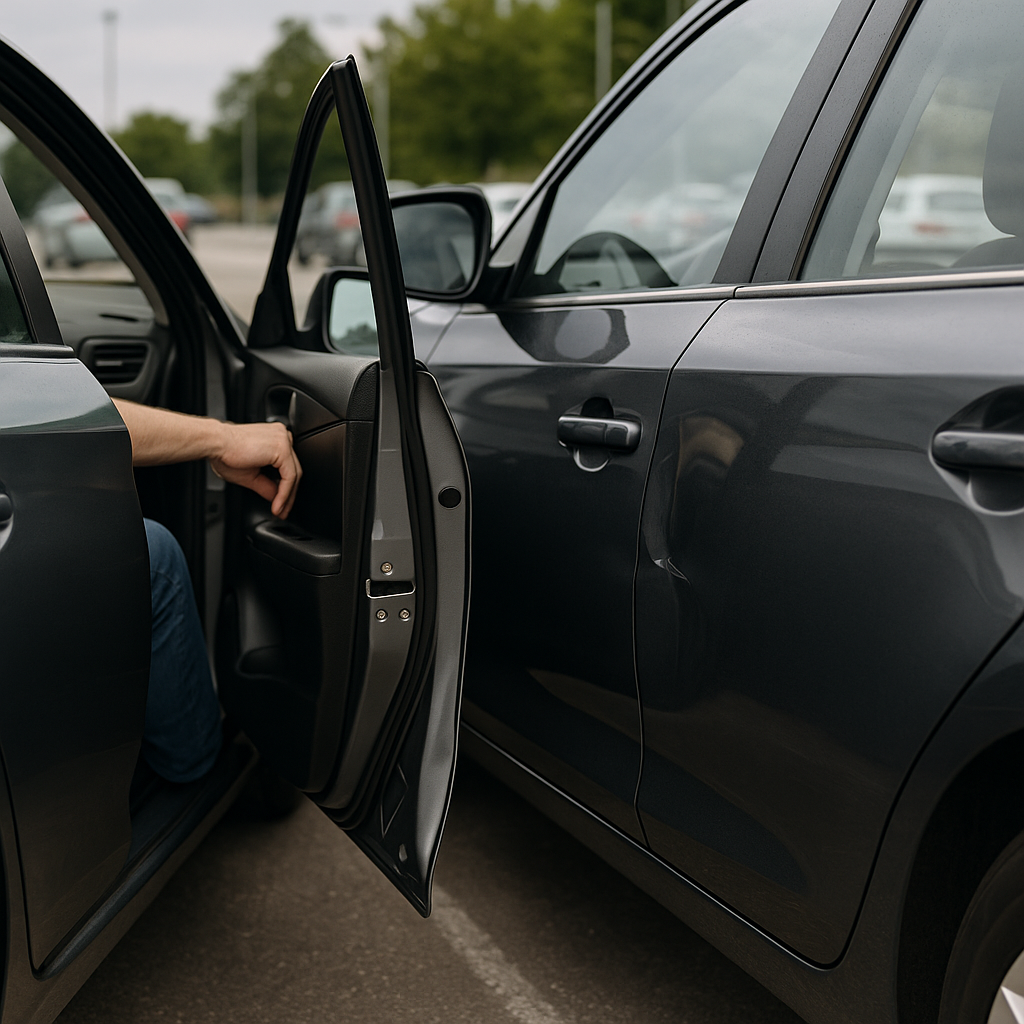 테슬라 모델Y 주니퍼 문콕 출장 덴트 수리 후기